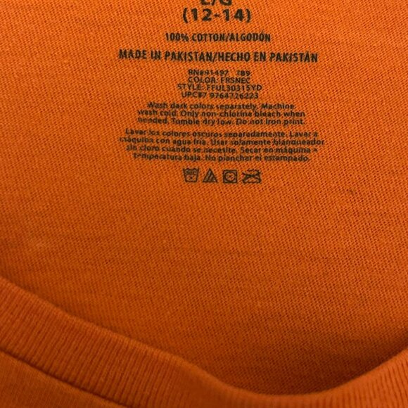 Vintage Happy Halloweenie Women’s Orange T-Shirt Size Small - Picture 2 of 4